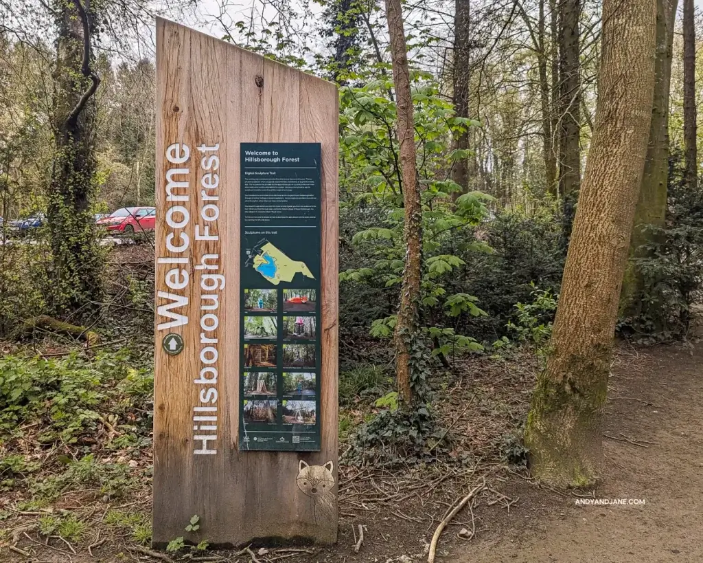 welcome to hillsborough forest park sign