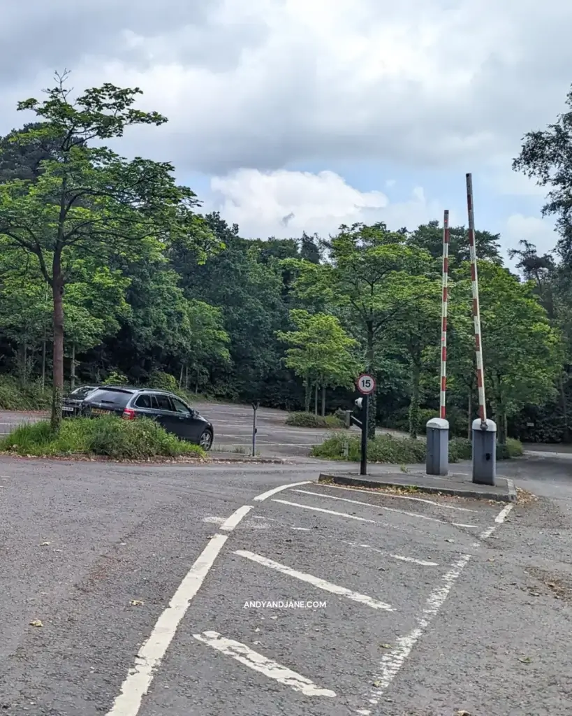 The lower overflow car park at the Ulster Folk Museum.